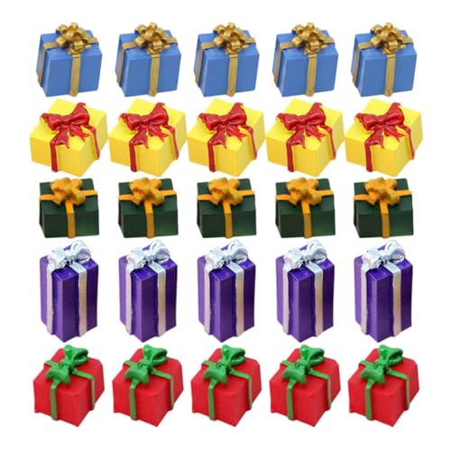Toddmomy 30 Teilige Weihnachtsschmuckbox Dekorative Mini Aus Kunstharz Zum Basteln Weihnachtsschmuck Kleine Schachteldekorationen Für Selbstgemachte Feiertags Und von Toddmomy
