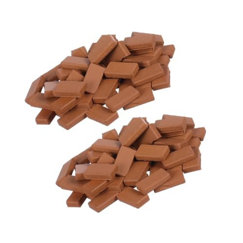 Toddmomy 300 Stück Maßstab Realistische Rote Tonziegel Für Puppenhaus Landschaftsbau Handwerk DIY Miniatur Garten Zubehör Toddmomy 300 Stück Maßstab Realistische Rote Tonziegel Für Puppenhaus Landschaftsbau Handwerk DIY Miniatur Garten Zubehör von Toddmomy