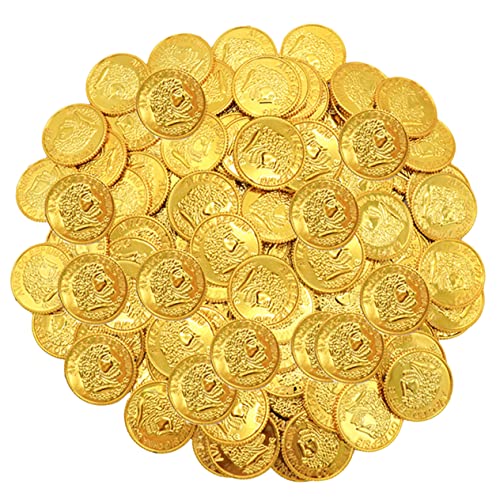Toddmomy 300 Stück Piratenmünzen aus Kunststoff Glänzende Spielgeld Schatzsuche Requisiten für Kindergeburtstag Partydekoration und Rollenspiele Toddmomy 300 Stück Piratenmünzen aus Kunststoff Glänzende Spielgeld Schatzsuche Requisiten für Kindergeburtstag Partydekoration und Rollenspiele von Toddmomy