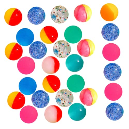 Toddmomy 30Stücke Hüpfbälle Kleine Federbälle aus Stressabbauendes für Erwachsene Goodie Bag Füller für Spaß Indoor und Outdoor Toddmomy 30Stücke Hüpfbälle Kleine Federbälle aus Stressabbauendes für Erwachsene Goodie Bag Füller für Spaß Indoor und Outdoor von Toddmomy
