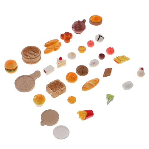 Toddmomy 30Stücke Lebensmittelmodelle für Puppenhauszubehör Realistische Mini Food Deko DIY Zubehör für Miniaturszenen Gemischte Verarbeitet Langlebig Toddmomy 30Stücke Lebensmittelmodelle für Puppenhauszubehör Realistische Mini Food Deko DIY Zubehör für Miniaturszenen Gemischte Verarbeitet Langlebig von Toddmomy