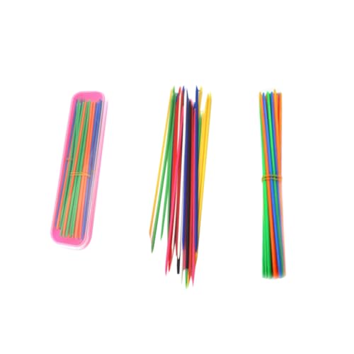 Toddmomy 30Stücke Spiele Sticks für Erwachsene Teiliges Bunten Farben für Interaktive Eltern Junge Mädchen Spiele Geschicklichkeitsspiel Logischem von Toddmomy