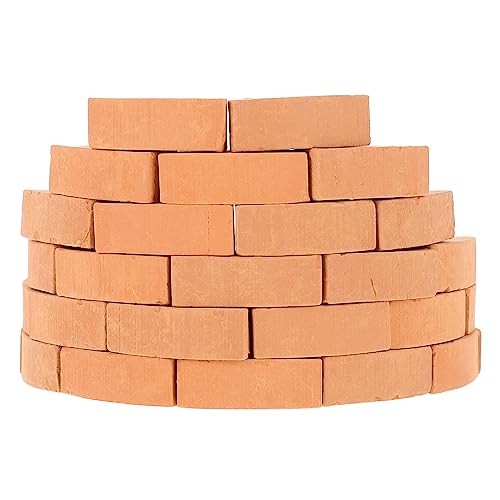 Toddmomy 30Stücke Ziegelsteinmodell für DIY Sandtischdekoration Kleine für Bastelprojekte und Architekturmodelle von Toddmomy