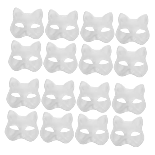 Toddmomy 30stücke Katzenmasken Blanko Cosplay Masken Bemalen Für Maskenbälle Und Kreative Bastelstunden Toddmomy 30stücke Katzenmasken Blanko Cosplay Masken Bemalen Für Maskenbälle Und Kreative Bastelstunden von Toddmomy