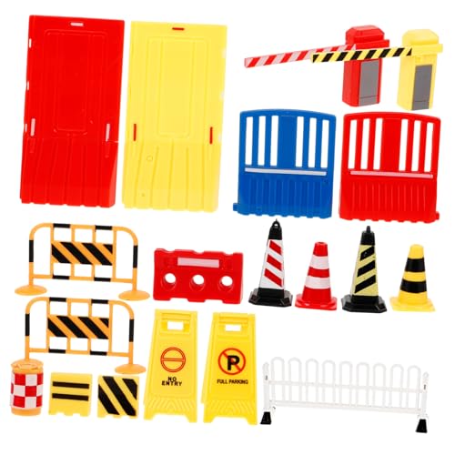 Toddmomy 32 Stück Teiliges Miniatur Verkehrszeichen aus Bunte Baustellen und Straßensperrspielzeuge Pädagogisches Verkehrsschildspielzeug für Verkehrssicherheits Schulung und Toddmomy 32 Stück Teiliges Miniatur Verkehrszeichen aus Bunte Baustellen und Straßensperrspielzeuge Pädagogisches Verkehrsschildspielzeug für Verkehrssicherheits Schulung und von Toddmomy