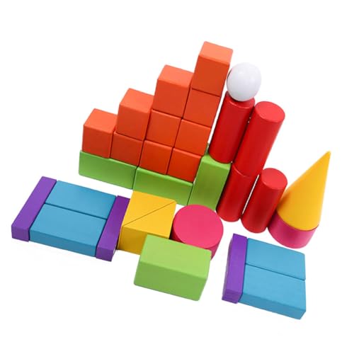 Toddmomy 32 Stück Teiliges Montessori Holz Lernspielzeug Geometrische Formen Glatte Holzmodelle für Mathematikunterricht Vielseitiges Pädagogisches Modell für Ab Jahren Toddmomy 32 Stück Teiliges Montessori Holz Lernspielzeug Geometrische Formen Glatte Holzmodelle für Mathematikunterricht Vielseitiges Pädagogisches Modell für Ab Jahren von Toddmomy