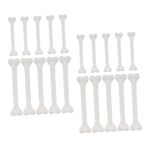 Toddmomy 36 Stück Fake Halloween Knochen Plastikknochen für DIY Bastelprojekte und Dekorationen für Halloween Partys und Kostüme Teiliges von Toddmomy