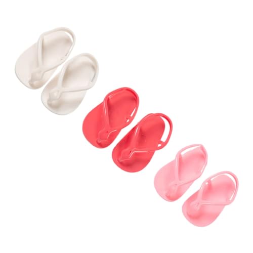 Toddmomy 3Paare Puppensandalen für Puppen Puppenschuhe und Langlebiges Puppenzubehör für Kreatives und Frühkindliche von Toddmomy