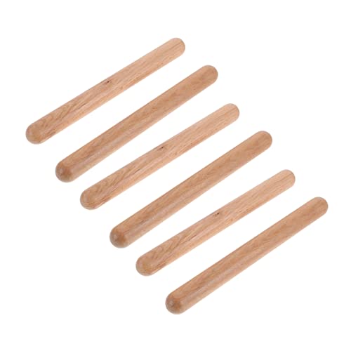 Toddmomy 3Paare Rhythmus Sticks aus Solidem für Percussion Instrumente für Anfänger Geeignet für Musikalische Früherziehung und Spielspaß Toddmomy 3Paare Rhythmus Sticks aus Solidem für Percussion Instrumente für Anfänger Geeignet für Musikalische Früherziehung und Spielspaß von Toddmomy