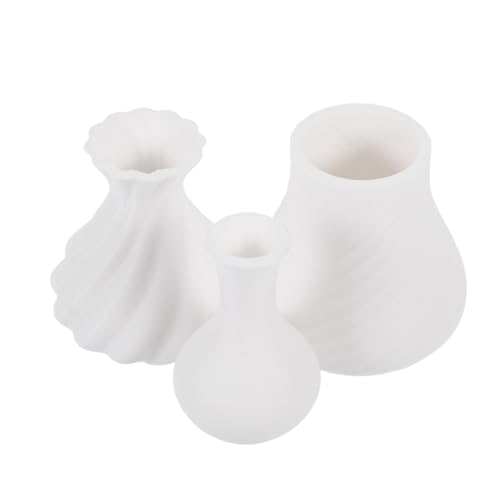 Toddmomy 3Pcs Miniaturpuppenhaus Vase Mini Dollhouse Blumen Vase Model Winzige Häuser Dekoration DIY Micro Landscape von Toddmomy