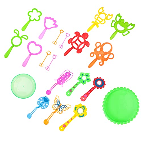 Toddmomy 3Sätze Bubble Set mit Verschiedenen Formen für Outdoor Partys und Gartenspiele Langlebige Kunststoffqualität für Riesige Seifenblasen Toddmomy 3Sätze Bubble Set mit Verschiedenen Formen für Outdoor Partys und Gartenspiele Langlebige Kunststoffqualität für Riesige Seifenblasen von Toddmomy