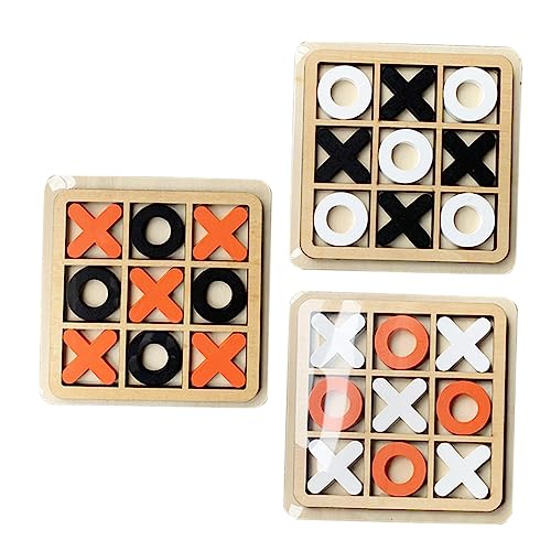 Toddmomy 3Sätze Xo Schachbrettspiele Klassisches Tischspiel Für Wohnzimmerdekoration Für Familien Und Freunde von Toddmomy
