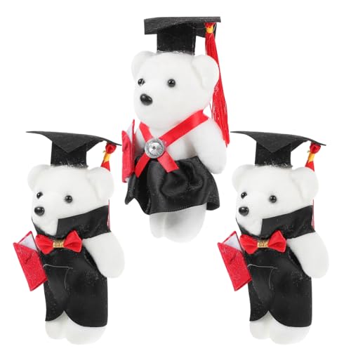 Toddmomy 3Stücke Entzückende Abschlussbären Puppen Dekorative für Graduierungen Schöne Kuchendekorationen Vielseitige Foto Requisiten Stilvolle Deko für Auto und Zuhause Toddmomy 3Stücke Entzückende Abschlussbären Puppen Dekorative für Graduierungen Schöne Kuchendekorationen Vielseitige Foto Requisiten Stilvolle Deko für Auto und Zuhause von Toddmomy