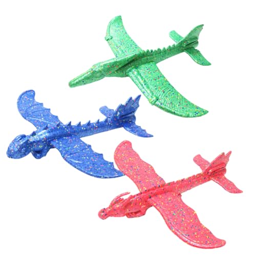 Toddmomy 3Stücke Flugzeug Handwurf Dinosaurier Flugzeugmodell aus Leicht für Outdoor Spiele Zufällige Farben Wingsaurier Chinesischer von Toddmomy