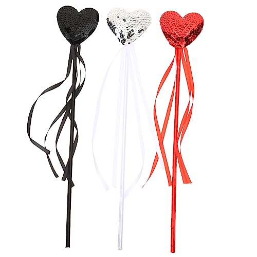 Toddmomy 3Stücke Herz Zauberstäbe mit Glitzer Feenstab Kit für Partys Themenfeiern und Foto Requisiten Toddmomy 3Stücke Herz Zauberstäbe mit Glitzer Feenstab Kit für Partys Themenfeiern und Foto Requisiten von Toddmomy