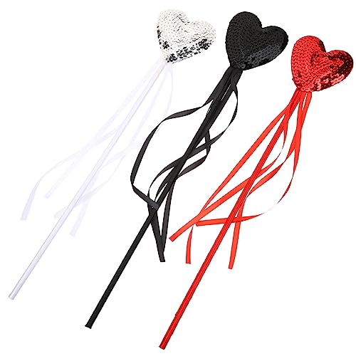 Toddmomy 3Stücke Herzförmige Feenstäbe Glitzer Zauberstäbe für Prinzessinnen Accessoires für Themenpartys Geburtstage Halloween und Fotoshootings Toddmomy 3Stücke Herzförmige Feenstäbe Glitzer Zauberstäbe für Prinzessinnen Accessoires für Themenpartys Geburtstage Halloween und Fotoshootings von Toddmomy