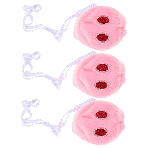 Toddmomy 3Stücke Plüsch Cartoon Tier Nase Cosplay Requisite für Lustige Kostümpartys Realistische Schweinenase für Halloween Ostern und Events Langlebig und Sicher im Gebrauch Toddmomy 3Stücke Plüsch Cartoon Tier Nase Cosplay Requisite für Lustige Kostümpartys Realistische Schweinenase für Halloween Ostern und Events Langlebig und Sicher im Gebrauch von Toddmomy