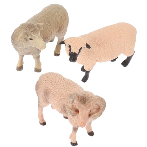 Toddmomy 3Stücke Schafmodell Realistische Tierfigur Aus Hochwertigem Dekoratives Schafornament Für Zuhause Und Lernspielzeug Für Kleine Toddmomy 3Stücke Schafmodell Realistische Tierfigur Aus Hochwertigem Dekoratives Schafornament Für Zuhause Und Lernspielzeug Für Kleine von Toddmomy