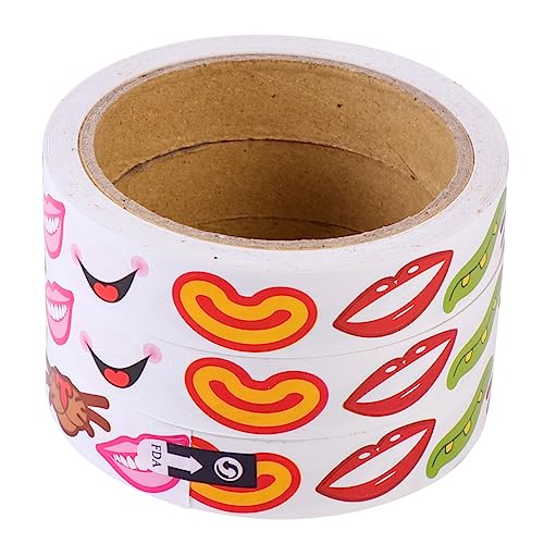 Toddmomy 3Stücke Selbstklebende Mundmusteraufkleber für Cartoon Etiketten für DIY Projekte Abnehmbar für Bastelarbeiten und Mehr Toddmomy 3Stücke Selbstklebende Mundmusteraufkleber für Cartoon Etiketten für DIY Projekte Abnehmbar für Bastelarbeiten und Mehr von Toddmomy
