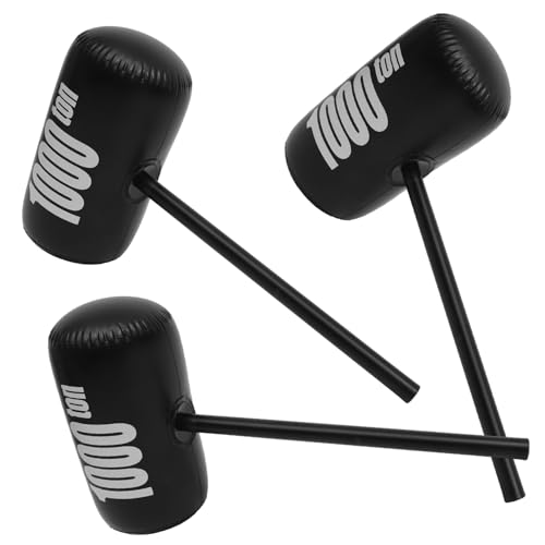 Toddmomy 3Stücke Teiliges Aufblasbarer Hammer Sicheres für Geburtstagsfeiern und Gastgeschenke Fördert Handtraining und Muskelaufbau Lustige Partyspielzeuge Toddmomy 3Stücke Teiliges Aufblasbarer Hammer Sicheres für Geburtstagsfeiern und Gastgeschenke Fördert Handtraining und Muskelaufbau Lustige Partyspielzeuge von Toddmomy