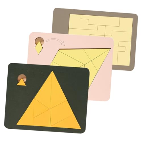 Toddmomy 3Stücke Teiliges Holzpuzzle für Kleinkinder Pädagogisches Kreativität und Problemlösungsfähigkeiten für Montessori Lernumgebungen Toddmomy 3Stücke Teiliges Holzpuzzle für Kleinkinder Pädagogisches Kreativität und Problemlösungsfähigkeiten für Montessori Lernumgebungen von Toddmomy