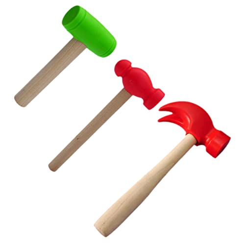 Toddmomy 3Stücke Teiliges Holzspielzeug Hämmer für Kreatives für Jungen und Mädchen Fördert Motorische Fähigkeiten und Spielspaß Geeignet für Drinnen und Draußen Toddmomy 3Stücke Teiliges Holzspielzeug Hämmer für Kreatives für Jungen und Mädchen Fördert Motorische Fähigkeiten und Spielspaß Geeignet für Drinnen und Draußen von Toddmomy