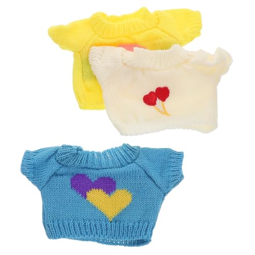Toddmomy 3Stücke Teiliges Puppenkleidungsset für Plüschbären Süße Pullover und Kreatives und Fantasievolle Verkleidung von Stofftieren Toddmomy 3Stücke Teiliges Puppenkleidungsset für Plüschbären Süße Pullover und Kreatives und Fantasievolle Verkleidung von Stofftieren von Toddmomy