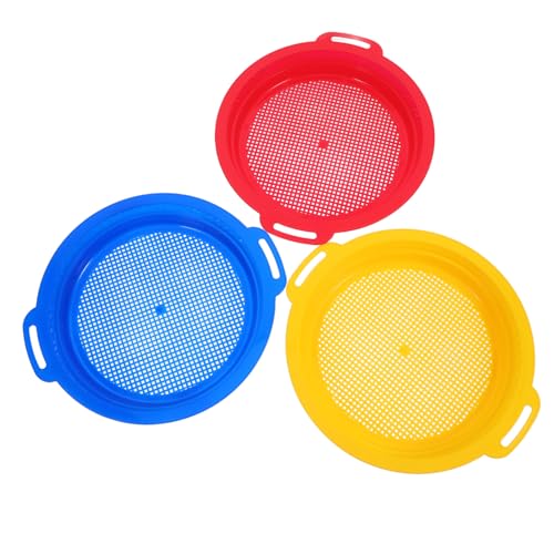 Toddmomy 3Stücke Teiliges Sandsieb für Strandspielzeuge für Strand und Garten Hochwertiges Sicheres Kunststoffmaterial Langlebig Toddmomy 3Stücke Teiliges Sandsieb für Strandspielzeuge für Strand und Garten Hochwertiges Sicheres Kunststoffmaterial Langlebig von Toddmomy