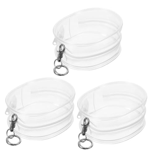 Toddmomy 3Stücke Transparente Puppenaufbewahrungstasche Teiliges für Figuren und Sammlerstücke Praktische Vitrine mit Schlüsselanhänger für Reisen und Spielzeugorganisation Toddmomy 3Stücke Transparente Puppenaufbewahrungstasche Teiliges für Figuren und Sammlerstücke Praktische Vitrine mit Schlüsselanhänger für Reisen und Spielzeugorganisation von Toddmomy