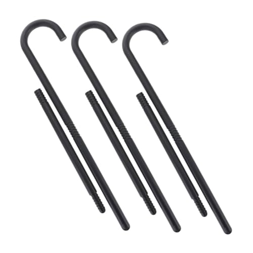 Toddmomy 3pcs Zauberstab Cane Stick Krücken Krücken Wanderkanäle Tanzstab Party Crrutch Halloween Cane Für Partyzubehör Schwarz von Toddmomy
