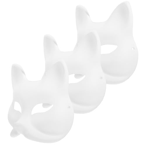 Toddmomy 3stücke Diy Leere Fuchsmaske Unbemalte Papiermasken Zum Bemalen Kreative Bastelmaterialien Für Handgemachte Masken Für Karneval Und Kostümpartys Toddmomy 3stücke Diy Leere Fuchsmaske Unbemalte Papiermasken Zum Bemalen Kreative Bastelmaterialien Für Handgemachte Masken Für Karneval Und Kostümpartys von Toddmomy
