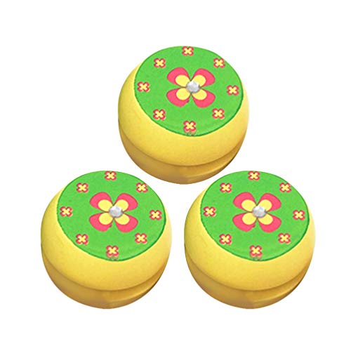 Toddmomy 3stücke Teiliges -yoyo Spielzeug Für Mädchen Kreative Und Pädagogische Holzspielzeuge Mit Farbenfrohem Design Für Hand-Augen-koordination Und Farbidentifikation von Toddmomy
