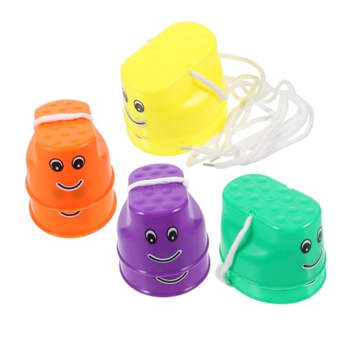 Toddmomy 4 Paare Stelzen Eimerstelzen für rutschfeste Balance Steppspielzeuge Outdoor und Indoor Fördert Motorik und Koordination Spaß Toddmomy 4 Paare Stelzen Eimerstelzen für rutschfeste Balance Steppspielzeuge Outdoor und Indoor Fördert Motorik und Koordination Spaß von Toddmomy