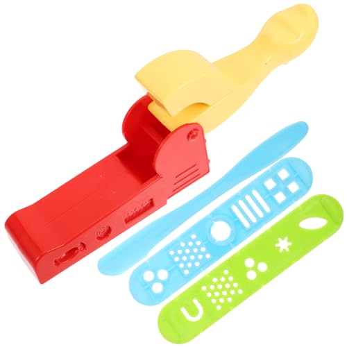 Toddmomy 4 STÜCKE Teiliges Knetwerkzeug Set DIY Kreatives für Handgemachte Plastilin Stempel und Druckwerkzeuge für Frühes Lernen und Kreative von Toddmomy
