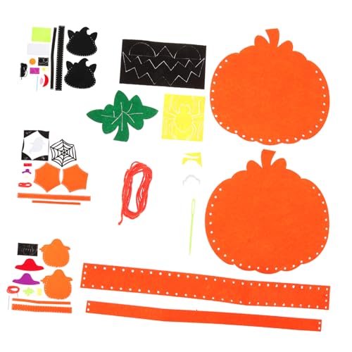 Toddmomy 4 Sätze Halloween Süßigkeitenbeutel aus Robustem Vliesstoff DIY Handtaschen mit Gruselmotiven für Halloween Party Süßes oder Saures Bastelset und Dekoration für Familien Toddmomy 4 Sätze Halloween Süßigkeitenbeutel aus Robustem Vliesstoff DIY Handtaschen mit Gruselmotiven für Halloween Party Süßes oder Saures Bastelset und Dekoration für Familien von Toddmomy