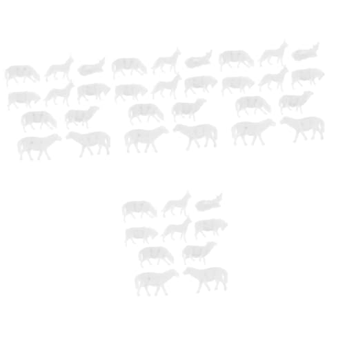 Toddmomy 4 Sätze Lammmodell Exquisites Tiermodell Schafdekorationen Schafspielzeug Kuscheltiere Kinderspielzeug Mooslandschaftsornamente Kleine Tierfiguren Tiermodelle 10 Stück * 4 von Toddmomy