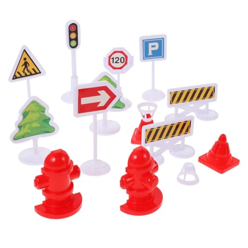 Toddmomy 4 Sätze Miniatur Verkehrszeichen Farbenfrohe Straßenschild Modelle Leichtes Lernspielzeug für Realistische Verkehrsblockade für Eltern Junge Mädchen Interaktion Pädagogisches Toddmomy 4 Sätze Miniatur Verkehrszeichen Farbenfrohe Straßenschild Modelle Leichtes Lernspielzeug für Realistische Verkehrsblockade für Eltern Junge Mädchen Interaktion Pädagogisches von Toddmomy