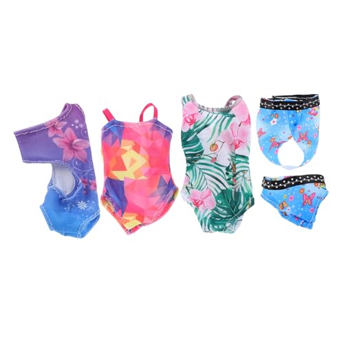 Toddmomy 4 Sätze Puppen Bademode Weiche Sichere Mini Badeanzüge für Mädchen Puppen Anpassbare Strand Poolbekleidung Vielseitige Sommer Outfits Toddmomy 4 Sätze Puppen Bademode Weiche Sichere Mini Badeanzüge für Mädchen Puppen Anpassbare Strand Poolbekleidung Vielseitige Sommer Outfits von Toddmomy