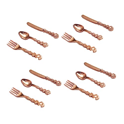 Toddmomy 4 Sätze Puppenhaus Küchenzubehör aus Legiertem Filigrane Rosa Goldene Gabeln Messer und Löffel Dekoratives Mini Geschirr für DIY und Rollenspiele Toddmomy 4 Sätze Puppenhaus Küchenzubehör aus Legiertem Filigrane Rosa Goldene Gabeln Messer und Löffel Dekoratives Mini Geschirr für DIY und Rollenspiele von Toddmomy