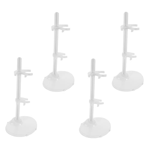 Toddmomy 4 Sätze Puppenständer Doll Holder Stabile Halterung für Puppen Display Racks mit Breiter Basis für Sicheren Stand Glatten Oberflächen von Toddmomy