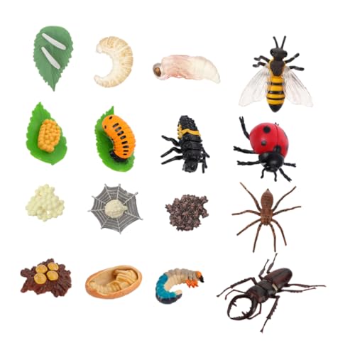 Toddmomy 4 Sätze Teiliges Insekten Lebenszyklus Modell aus Leichtem Pädagogisches Wachstumszyklus für Realistische Tierfiguren zur Kognitiven und Dekoration Toddmomy 4 Sätze Teiliges Insekten Lebenszyklus Modell aus Leichtem Pädagogisches Wachstumszyklus für Realistische Tierfiguren zur Kognitiven und Dekoration von Toddmomy