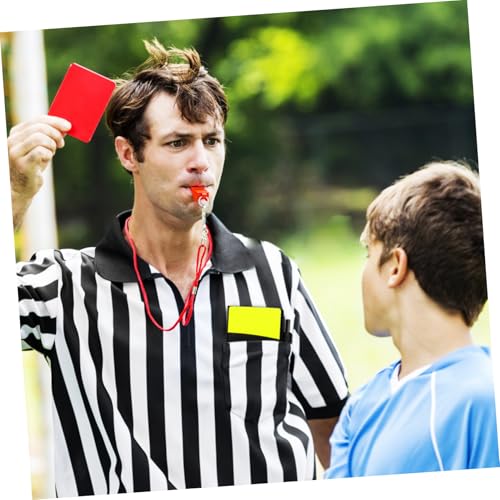 Toddmomy 4sätze Fußball-Schiedsrichter-Karten-Set Mit Rot Und Gelbkarten Für Fußball Und Volleyball Inklusive Punktebögen Bleistifte Und Zubehör Für Schiedsrichter von Toddmomy