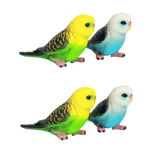 Toddmomy 4 Stck. Simulierte kleine Papageienspielzeug Vogelmodell Kinderspielzeug Vogelmodellschmuck kleines Papageienmodell Mini-Papagei-Figurenmodell Toddmomy 4 Stck. Simulierte kleine Papageienspielzeug Vogelmodell Kinderspielzeug Vogelmodellschmuck kleines Papageienmodell Mini-Papagei-Figurenmodell von Toddmomy