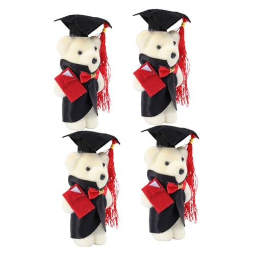 Toddmomy 4 Stück Abschlussbärengeschenk Kindergartenabschluss Bär Absolvent Stofftier Abschluss Stofftier Abschlussspielzeug Abschluss-tierspielzeug Kleiner Abschlussbär Diplom-bär Plüsch Toddmomy 4 Stück Abschlussbärengeschenk Kindergartenabschluss Bär Absolvent Stofftier Abschluss Stofftier Abschlussspielzeug Abschluss-tierspielzeug Kleiner Abschlussbär Diplom-bär Plüsch von Toddmomy