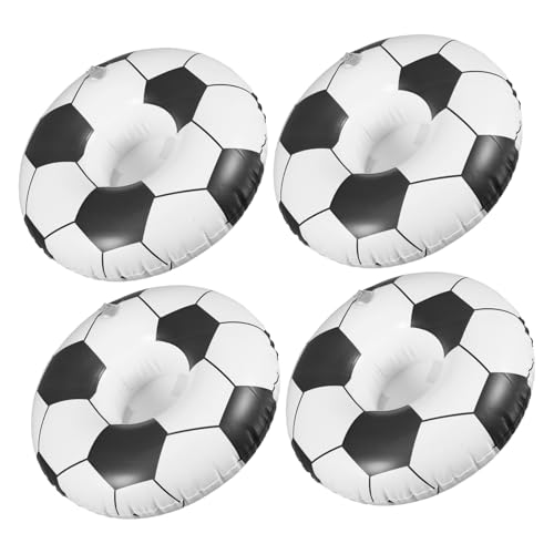 Toddmomy 4 Stück Aufblasbare Fußball Getränkehalter Leichte Faltbare und Wiederverwendbare Drink Floats für Strandpartys Pool Events und Sportfeste aus PVC Toddmomy 4 Stück Aufblasbare Fußball Getränkehalter Leichte Faltbare und Wiederverwendbare Drink Floats für Strandpartys Pool Events und Sportfeste aus PVC von Toddmomy