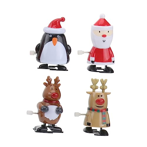 Toddmomy 4stücke Weihnachts Aufziehspielzeug Für Mädchen Bunte -Puppe Mechanisches Spielzeug Für Weihnachtsfeiern Und Dekoration Für Jungen Und Mädchen von Toddmomy