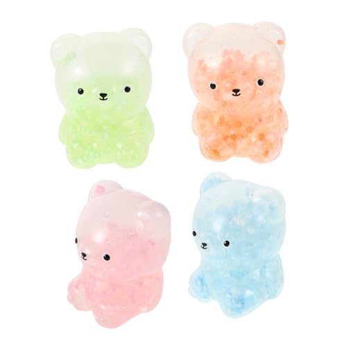 Toddmomy 4 Stück Bären-quetschbälle, Spielzeug: Quetsch-tierfiguren, Dehnbare Bälle, Partygeschenke Für Kinder, Tütenfüller Mit Leckereien Toddmomy 4 Stück Bären-quetschbälle, Spielzeug: Quetsch-tierfiguren, Dehnbare Bälle, Partygeschenke Für Kinder, Tütenfüller Mit Leckereien von Toddmomy
