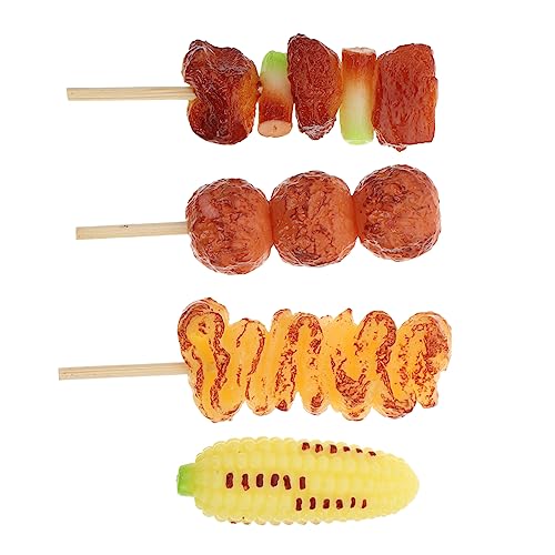 Toddmomy 4 Stück Barbecue -Spießspielzeuge Kinderspielzeug Spielmodelle für Tu so, als würdest du Grillen Grillspielzeug Simulationsspielzeug PVC Toddmomy 4 Stück Barbecue -Spießspielzeuge Kinderspielzeug Spielmodelle für Tu so, als würdest du Grillen Grillspielzeug Simulationsspielzeug PVC von Toddmomy
