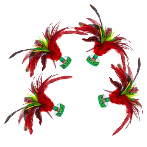 Toddmomy 4 Stück Bunter Shuttlecock Kreatives für Wettkämpfe und Freizeit für Drinnen und Draußen Traditioneller Jianzi zum und Trainieren Toddmomy 4 Stück Bunter Shuttlecock Kreatives für Wettkämpfe und Freizeit für Drinnen und Draußen Traditioneller Jianzi zum und Trainieren von Toddmomy