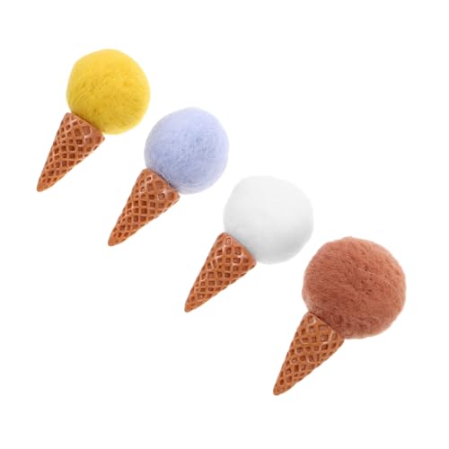 Toddmomy 4 Stück DIY-wollfilz- Zum Basteln, Filz- Zum Basteln, Bastelzubehör, Eiscreme-Form, Wollfilz-Kugeln, Fotografie-Requisite Toddmomy 4 Stück DIY-wollfilz- Zum Basteln, Filz- Zum Basteln, Bastelzubehör, Eiscreme-Form, Wollfilz-Kugeln, Fotografie-Requisite von Toddmomy
